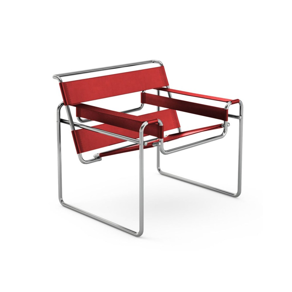 Buy the Knoll Studio Wassily Lounge Chair in Spinneybeck Belting