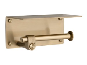 Buster + Punch Cast Toilet Roll Holder with Shelf