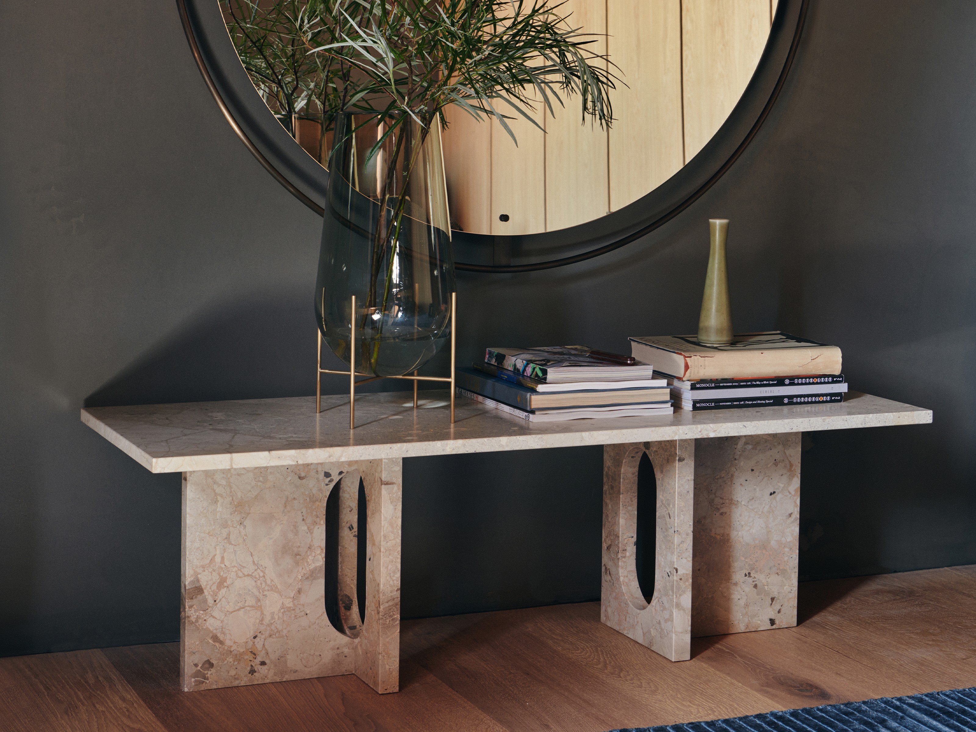 Buy the Audo Copenhagen Androgyne Lounge Table - Marble at nest.co.uk