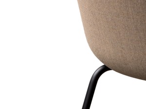 Audo Copenhagen Harbour Dining Chair with Steel Base - Fabric