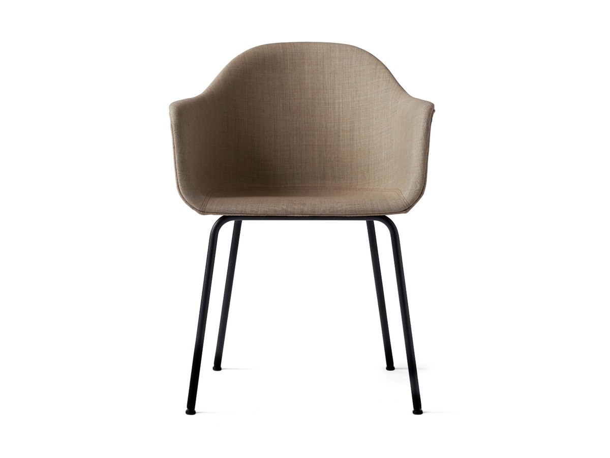 Audo Copenhagen Harbour Dining Chair with Steel Base - Fabric