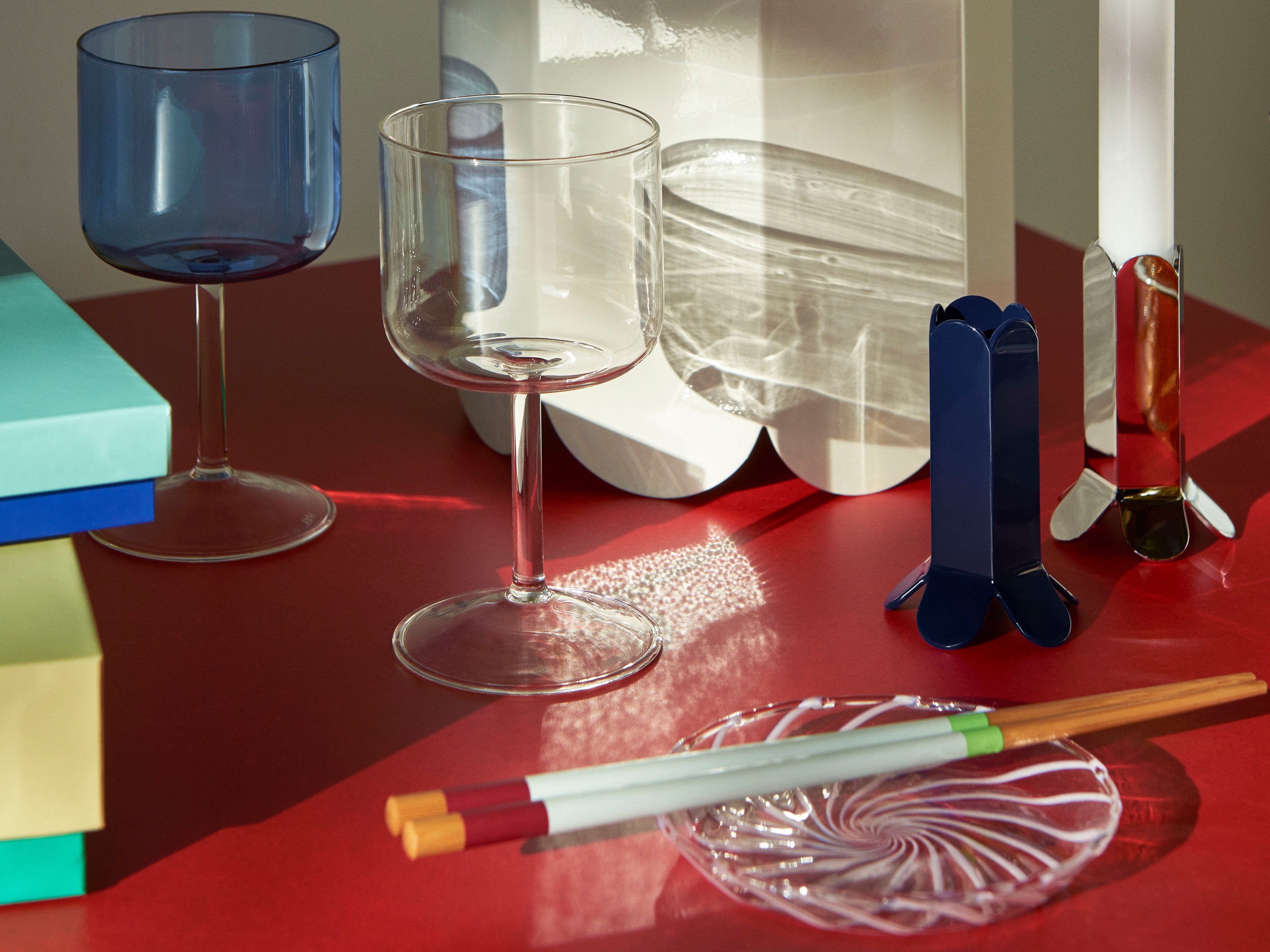 Buy the HAY Tint Wine Glass Set of 2 at nest.co.uk
