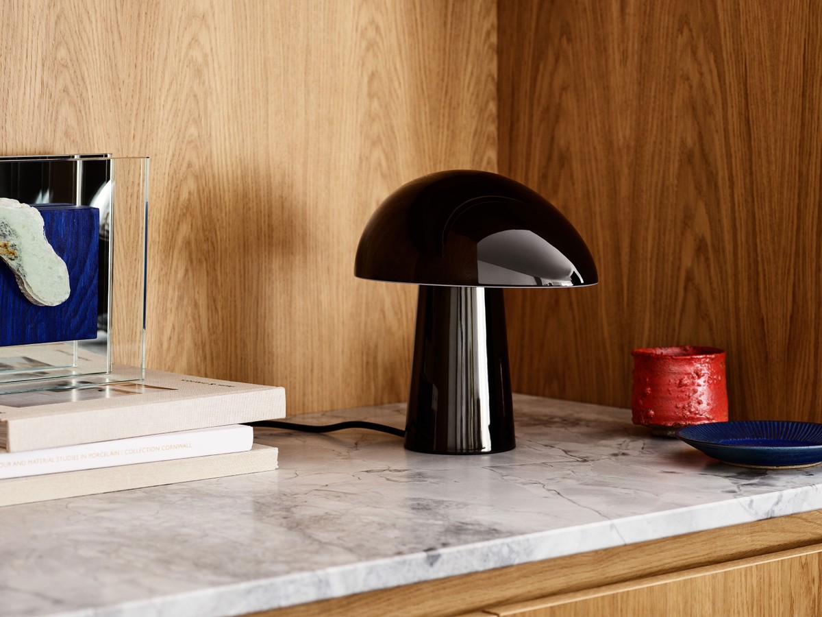 Buy the Fritz Hansen Night Owl Table Lamp Steel at nest.co.uk