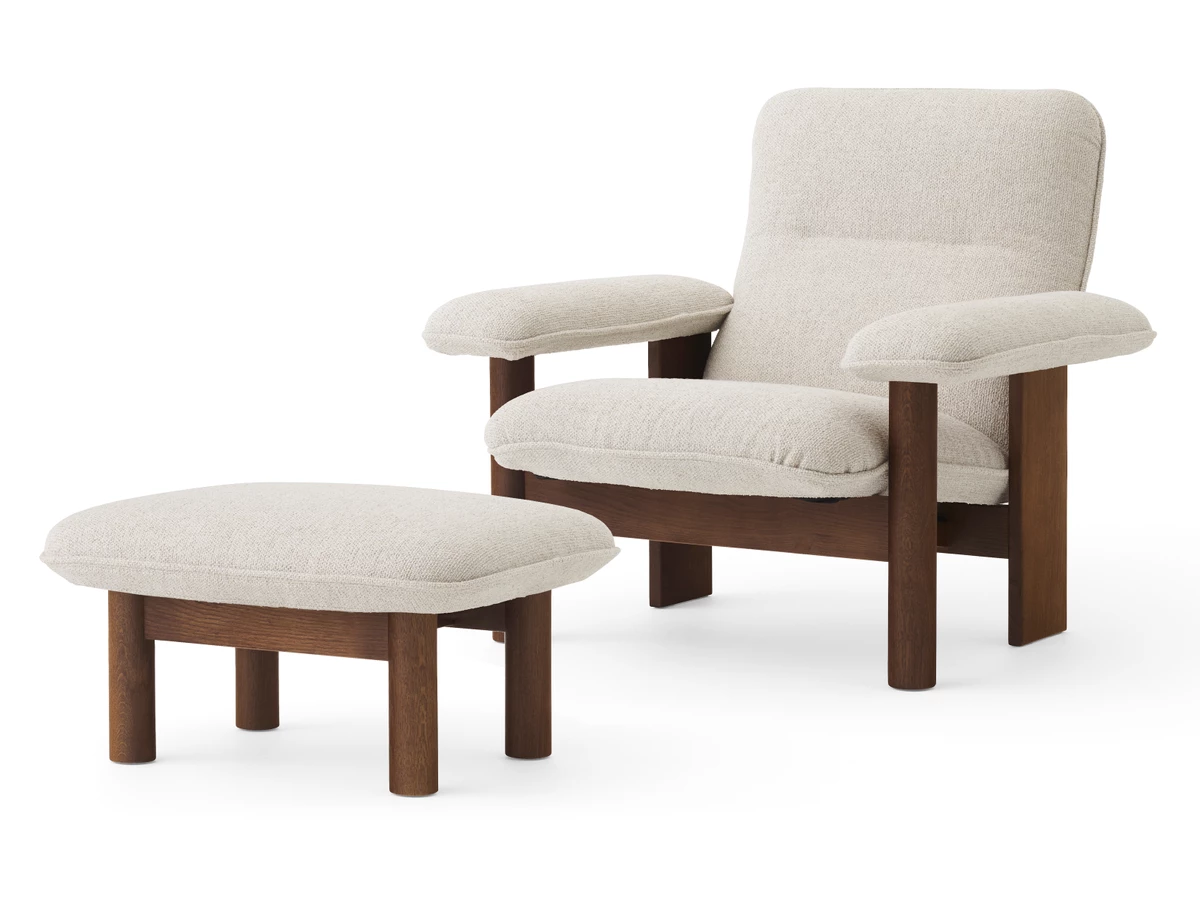 Audo Copenhagen Brasilia Lounge Chair & Ottoman