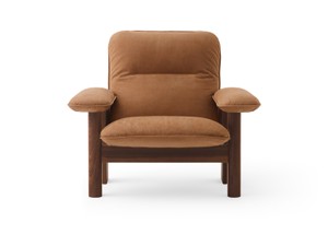 Audo Copenhagen Brasilia Lounge Chair & Ottoman - Leather