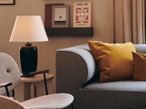 Audo Copenhagen Co Lounge Chair - Fully Upholstered - Fabric