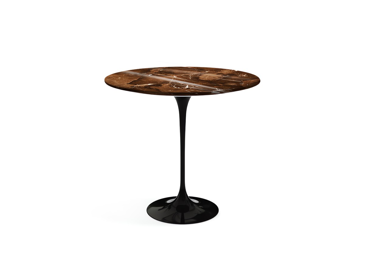 Knoll Saarinen Tulip Side Table - Oval - Marble