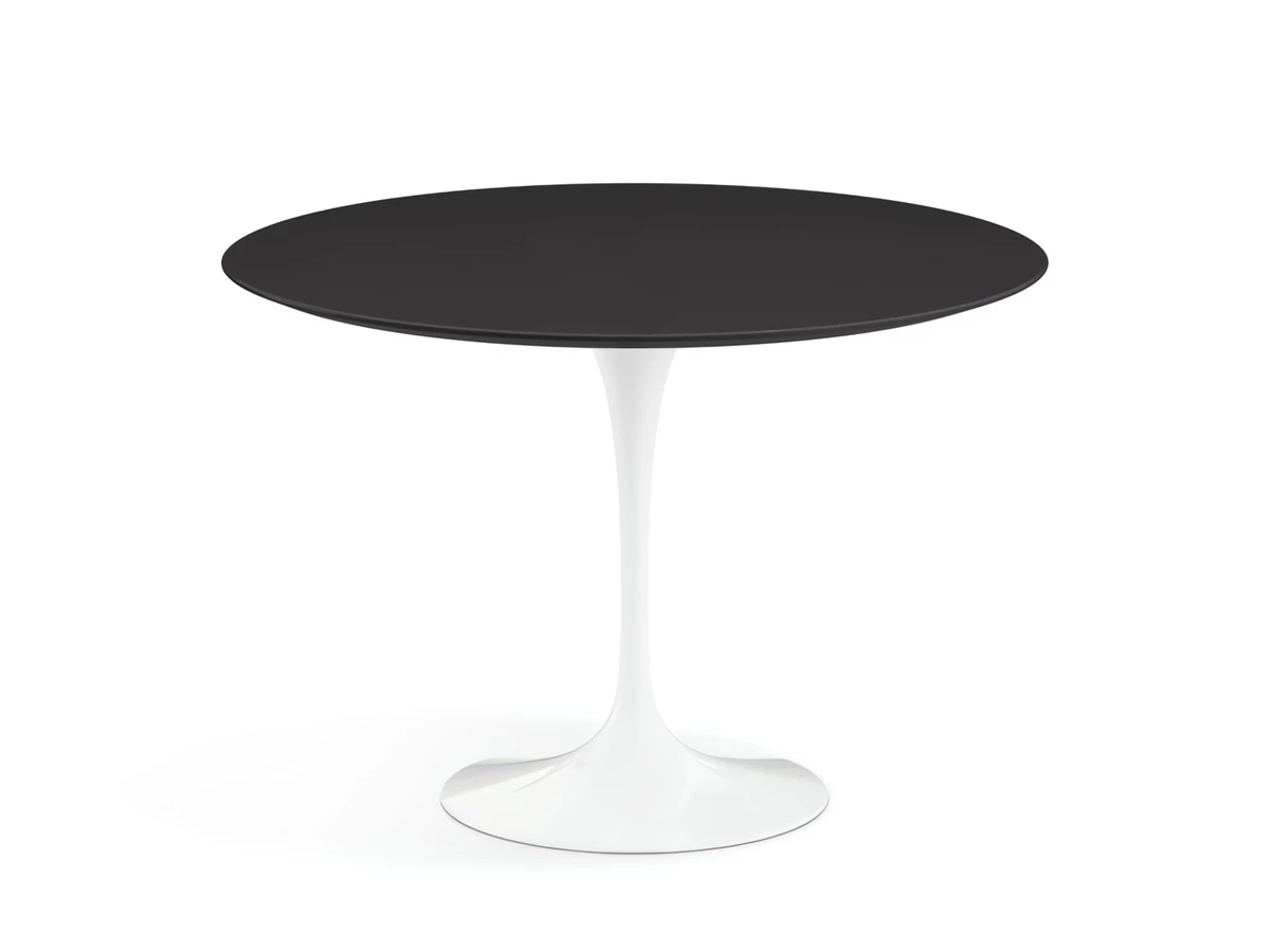 Knoll Studio Saarinen Tulip Dining Table - Round - Laminate - White Base