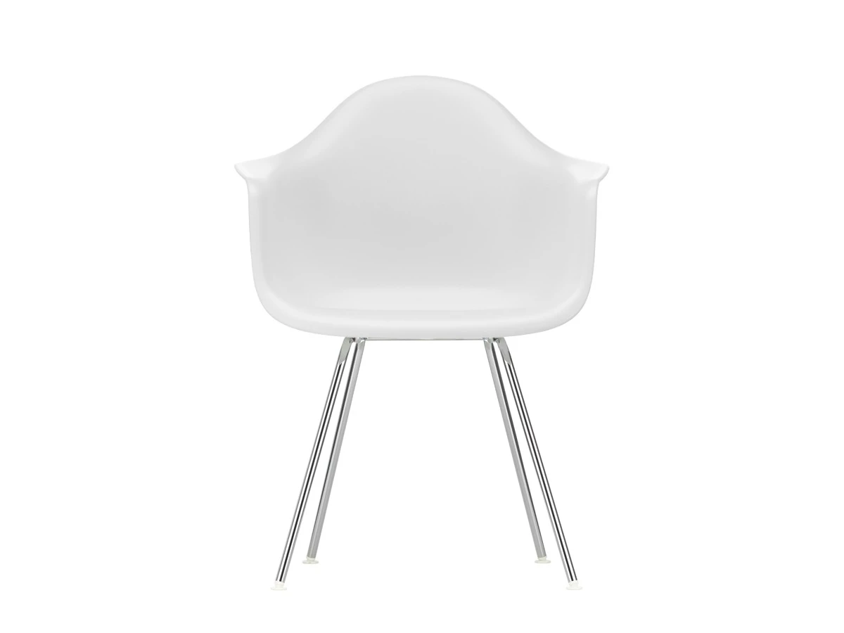 Vitra DAX Eames Plastic Armchair RE - Chrome Base