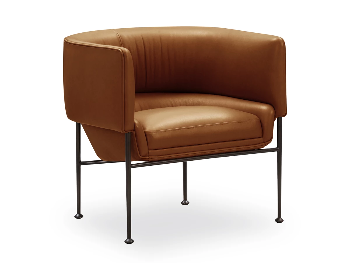 Wendelbo Collar Lounge Chair - Leather