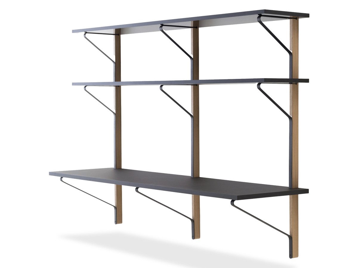 Artek REB 010 Kaari Wall Shelf with Desk