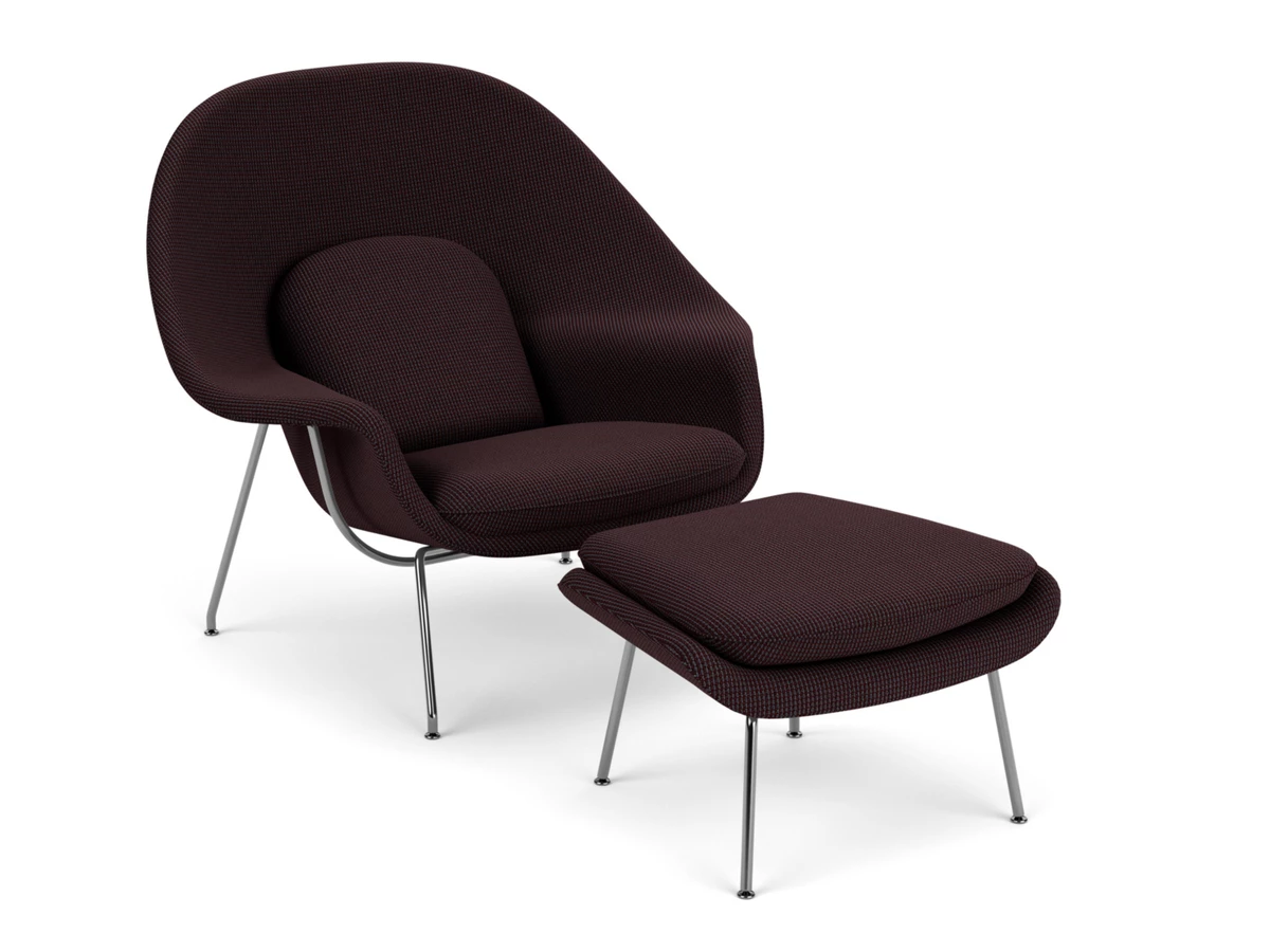 Knoll Studio Womb Chair And Ottoman - Relax Version