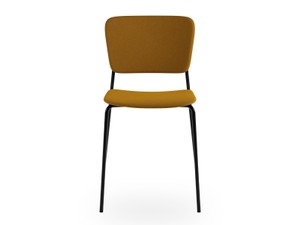 Fogia Mono Dining Chair with Metal Base - Fully Upholstered