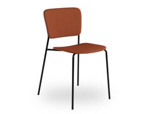 Fogia Mono Dining Chair with Metal Base - Fully Upholstered
