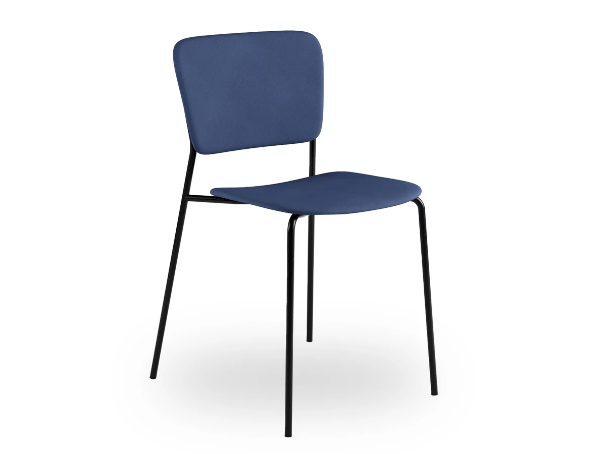 Fogia Mono Dining Chair with Metal Base - Fully Upholstered