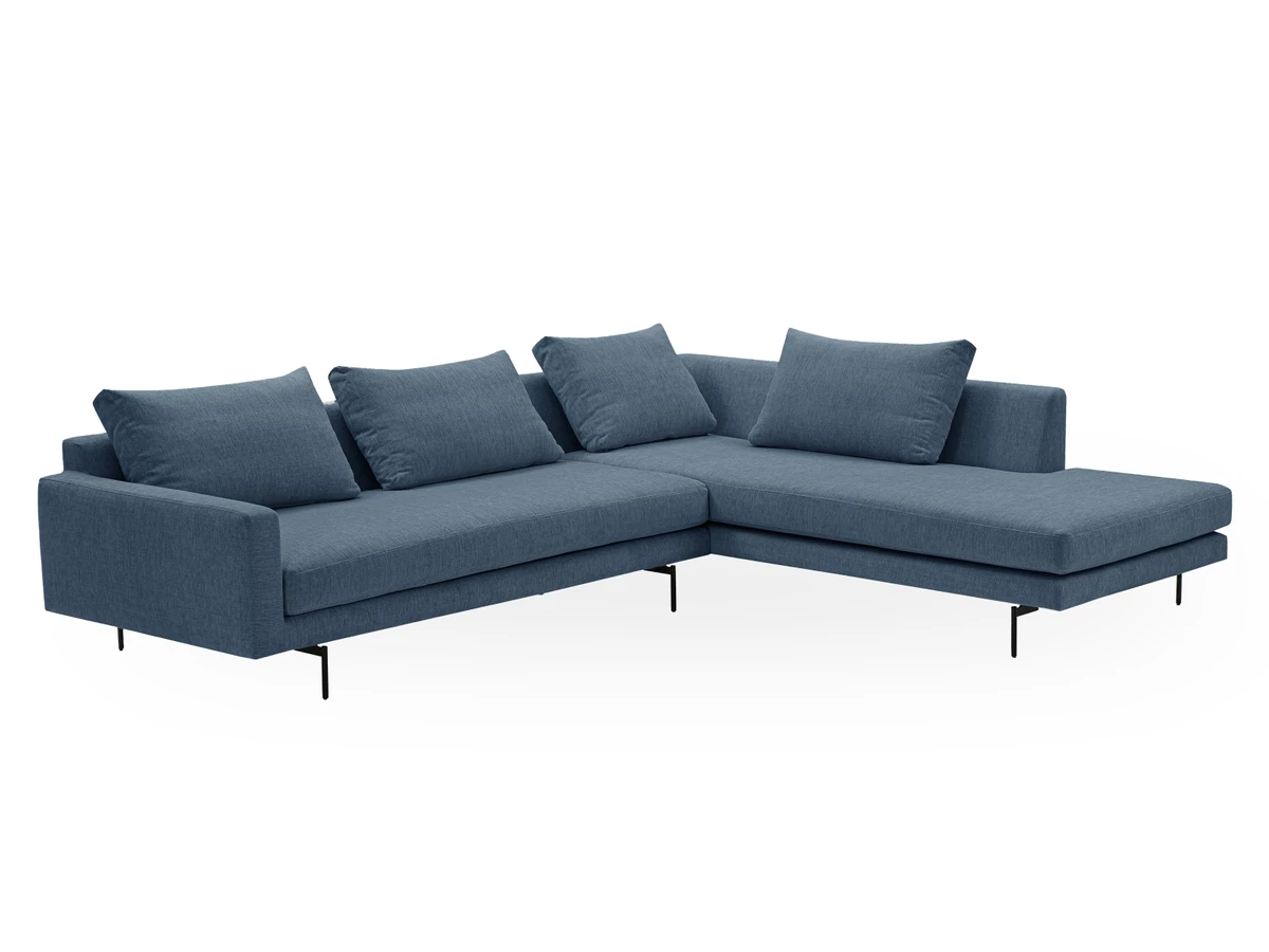 Wendelbo Edge V.2 3 Seater Sofa with Chaise Longue