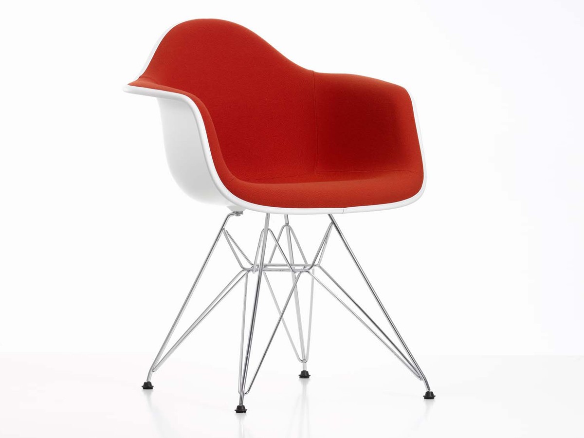Vitra DAR Eames Plastic Armchair - Upholstered