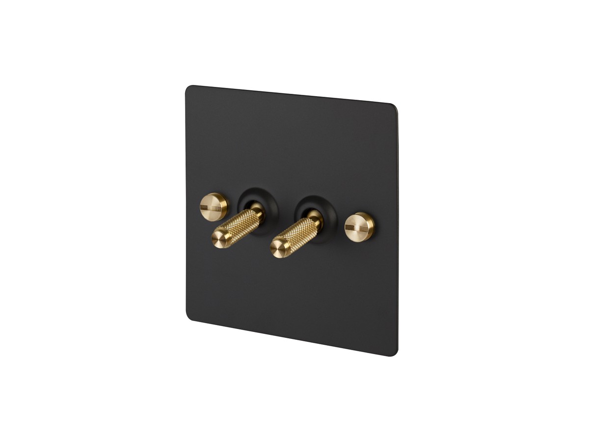 Buster + Punch 2G Double Toggle Switch