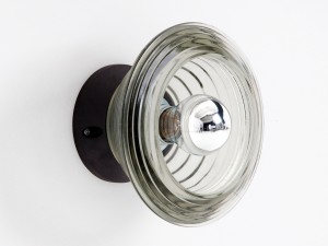 Tom Dixon Pressed Glass Bowl Wall Light
