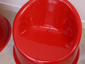 Ex-Display Verpan Panto Pop Lounge Chair - Set of 3