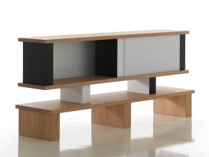 Cassina 518 Plurima Low Bookcase