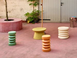 HKLIVING Stoneware Side Table