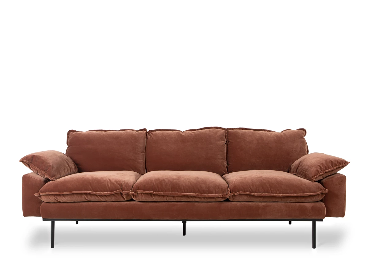 HKLIVING Retro 3 Seater Sofa