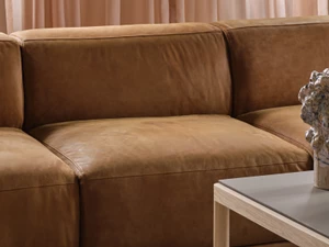 Muuto Connect Soft 3 Seater Modular Sofa - Leather