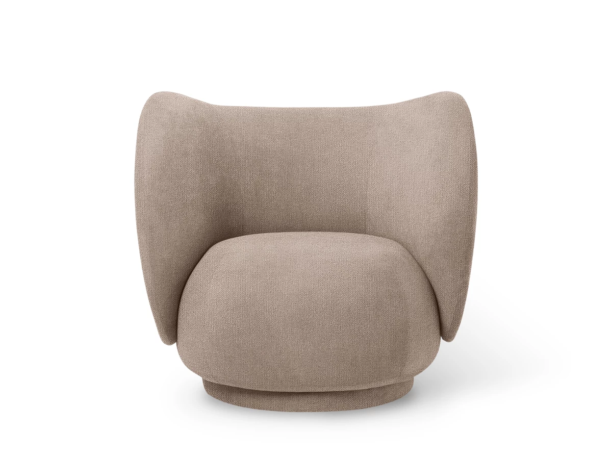 Ferm Living Rico Lounge Chair with Swivel Base
