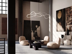 101 Copenhagen Ghost Chandelier - Chrome