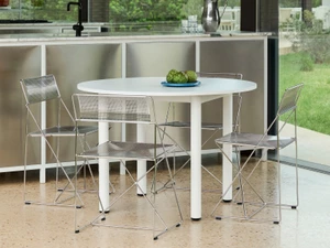 HAY Annex Table Round with Metal Base