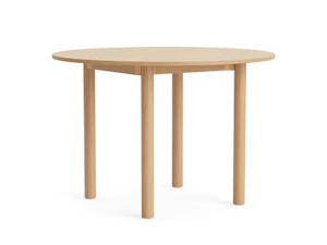 HAY Annex Table Round with Wood Base