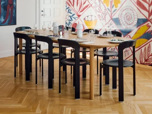 HAY Annex Table Oblong with Wood Base