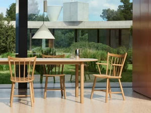 HAY Annex Table Oblong with Wood Base