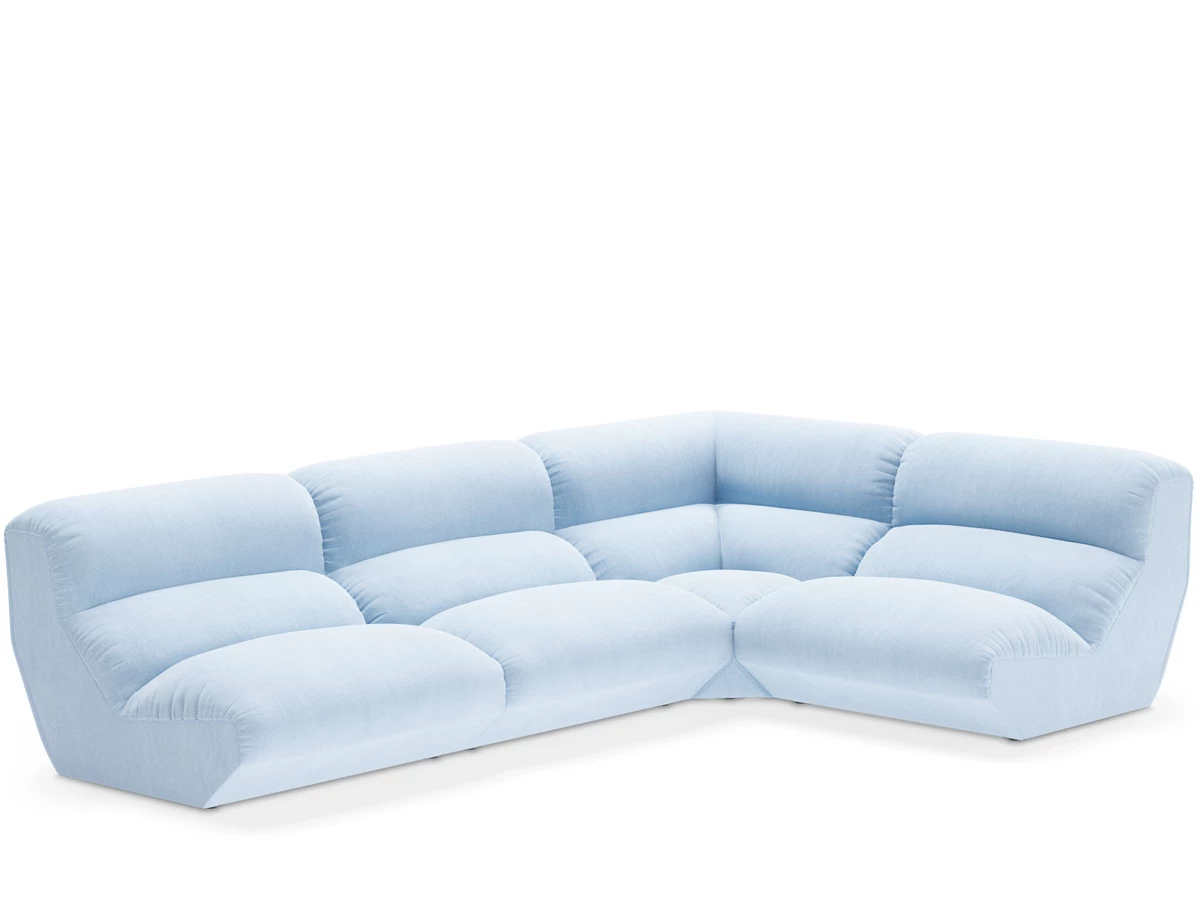 &Tradition AV54 AV55 Hi Lo Corner Modular Sofa - Configuration C