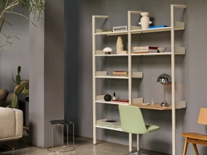 &Tradition IF2 Rombe Shelving System - Full Bay Desk