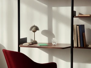 &Tradition IF2 Rombe Shelving System - Full Bay Desk