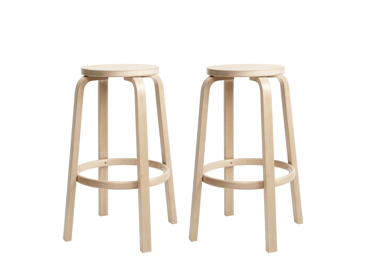 Artek 64 Bar Stool - Set of 2 - Ex-Display