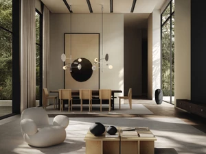 101 Copenhagen Sahn Chandelier - Chrome (5m)