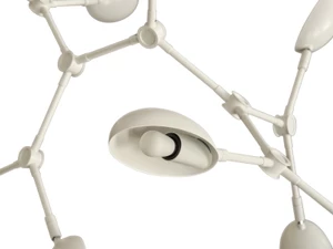 101 Copenhagen Drop Chandelier - Mini - White (5m)