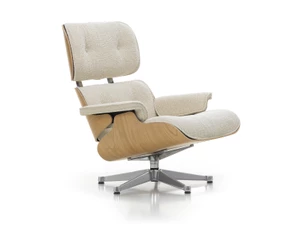 Vitra Eames Lounge Chair - Chestnut - Nubia Fabric