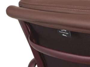 Vitra Eames EA 208 Soft Pad Swivel Chair - Leather