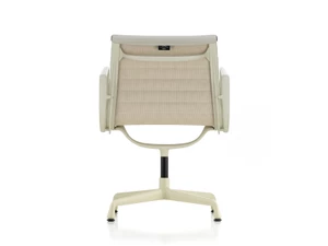 Vitra Eames EA 108 Aluminium Chair - Leather