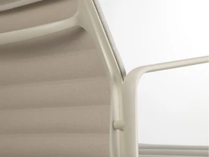 Vitra Eames EA 108 Aluminium Chair - Leather