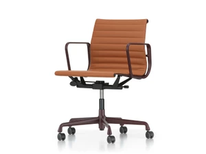 Vitra Eames EA 117 Aluminium Chair - Leather