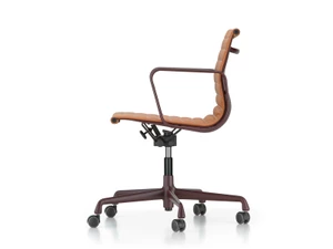 Vitra Eames EA 117 Aluminium Chair - Leather