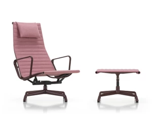 Vitra Eames EA 124 Aluminium Chair & EA 125 Ottoman