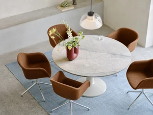 Muuto Midst Table with Marble Top