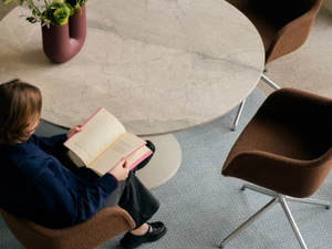Muuto Midst Table with Marble Top