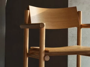 Knoll Studio Muecke Wood Collection - Armchair